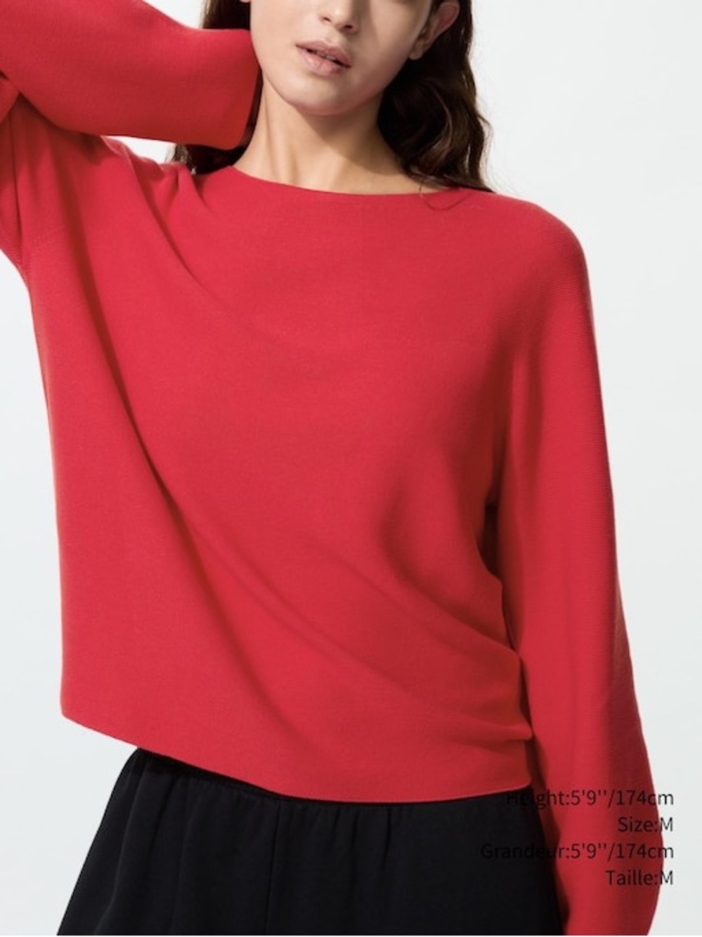 Uniqlo Red Cotton Crewneck Sweater Size XS - Picture 5 of 5
